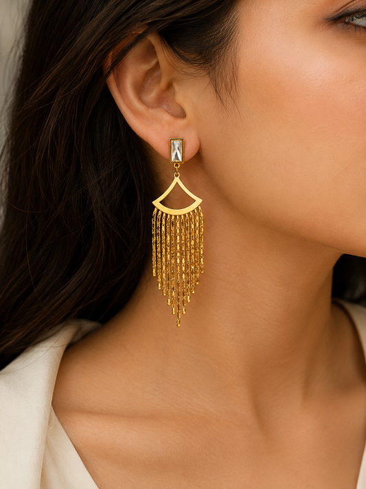 Chic Fringe Tassel Drop Earrings