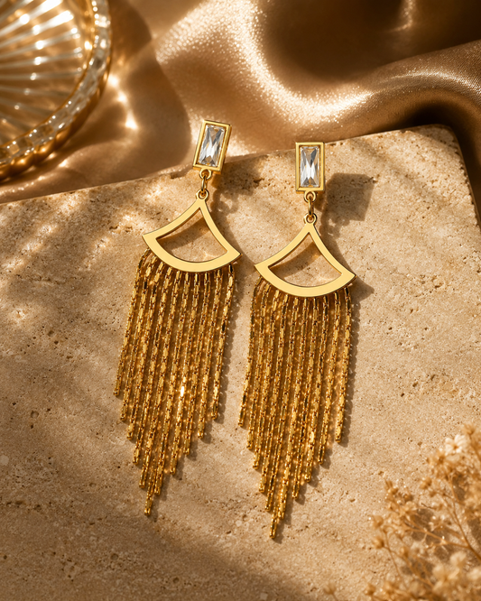 Chic Fringe Tassel Drop Earrings