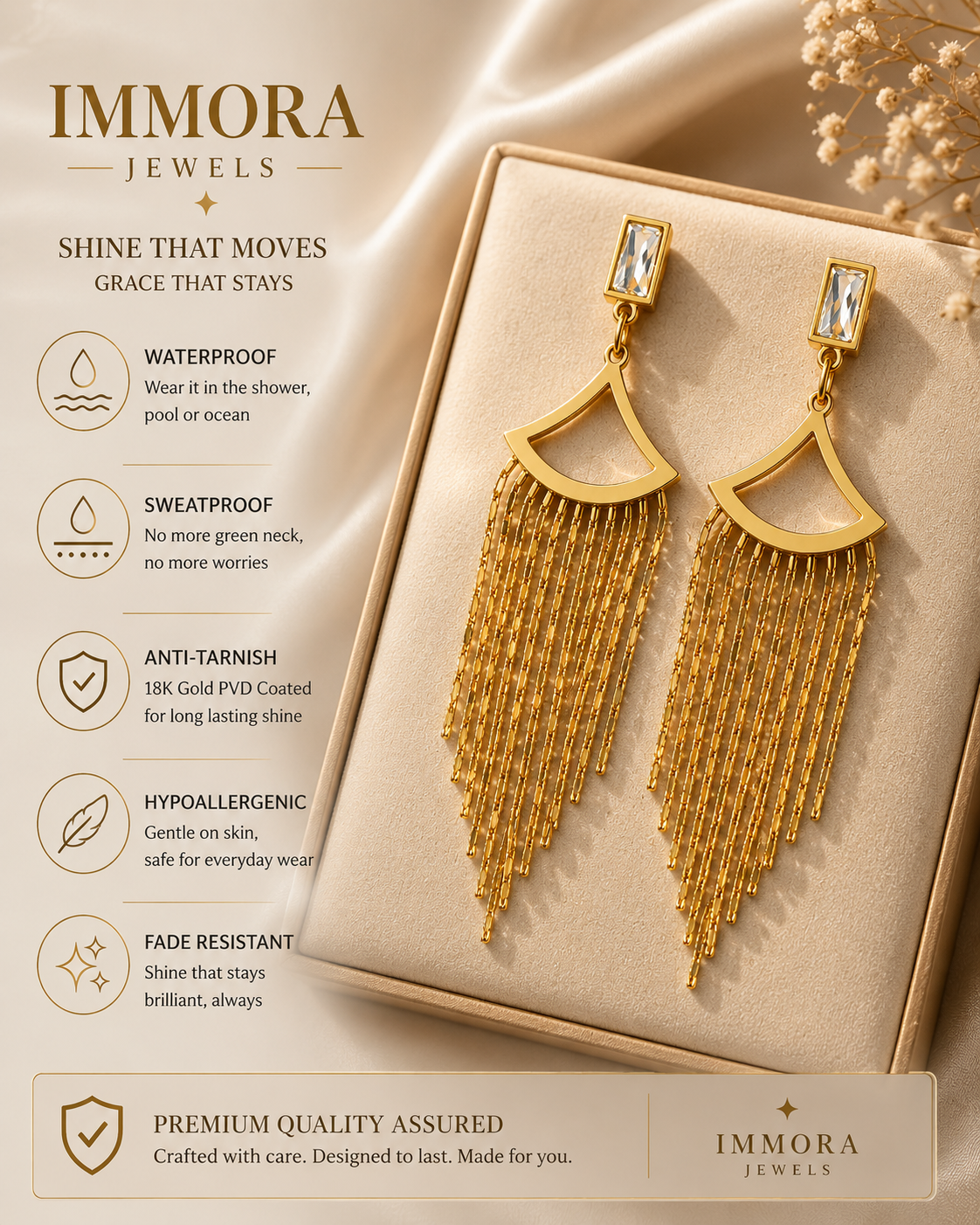Chic Fringe Tassel Drop Earrings