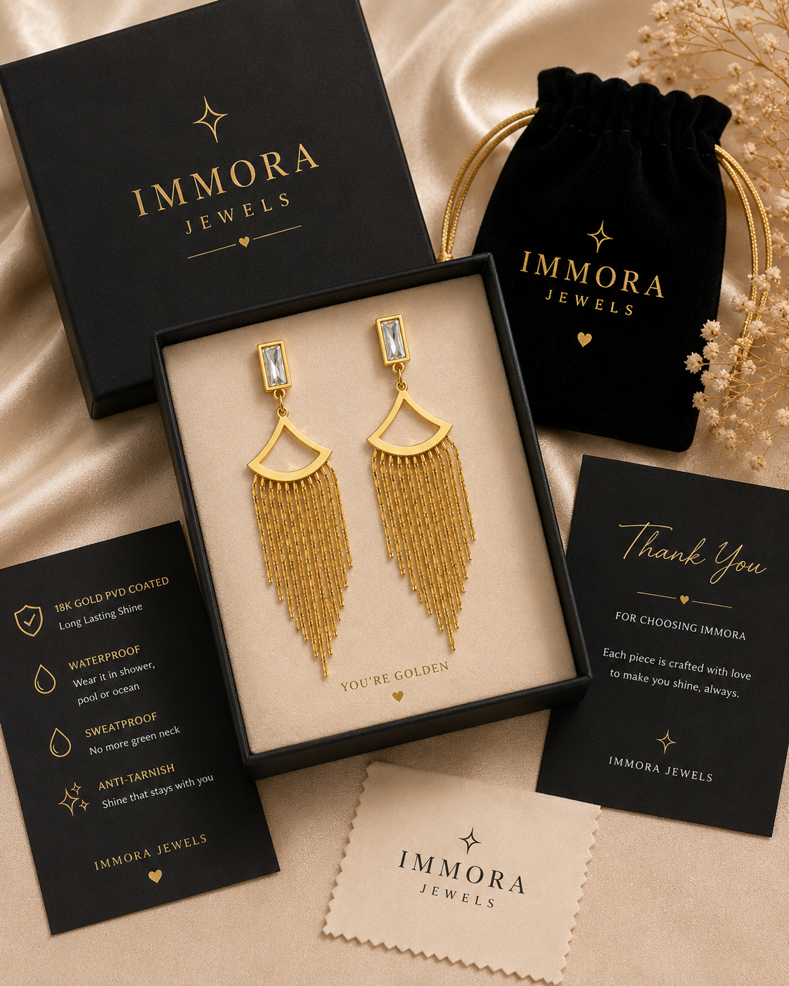 Chic Fringe Tassel Drop Earrings