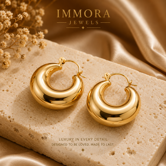 Gilded Aura Earrings