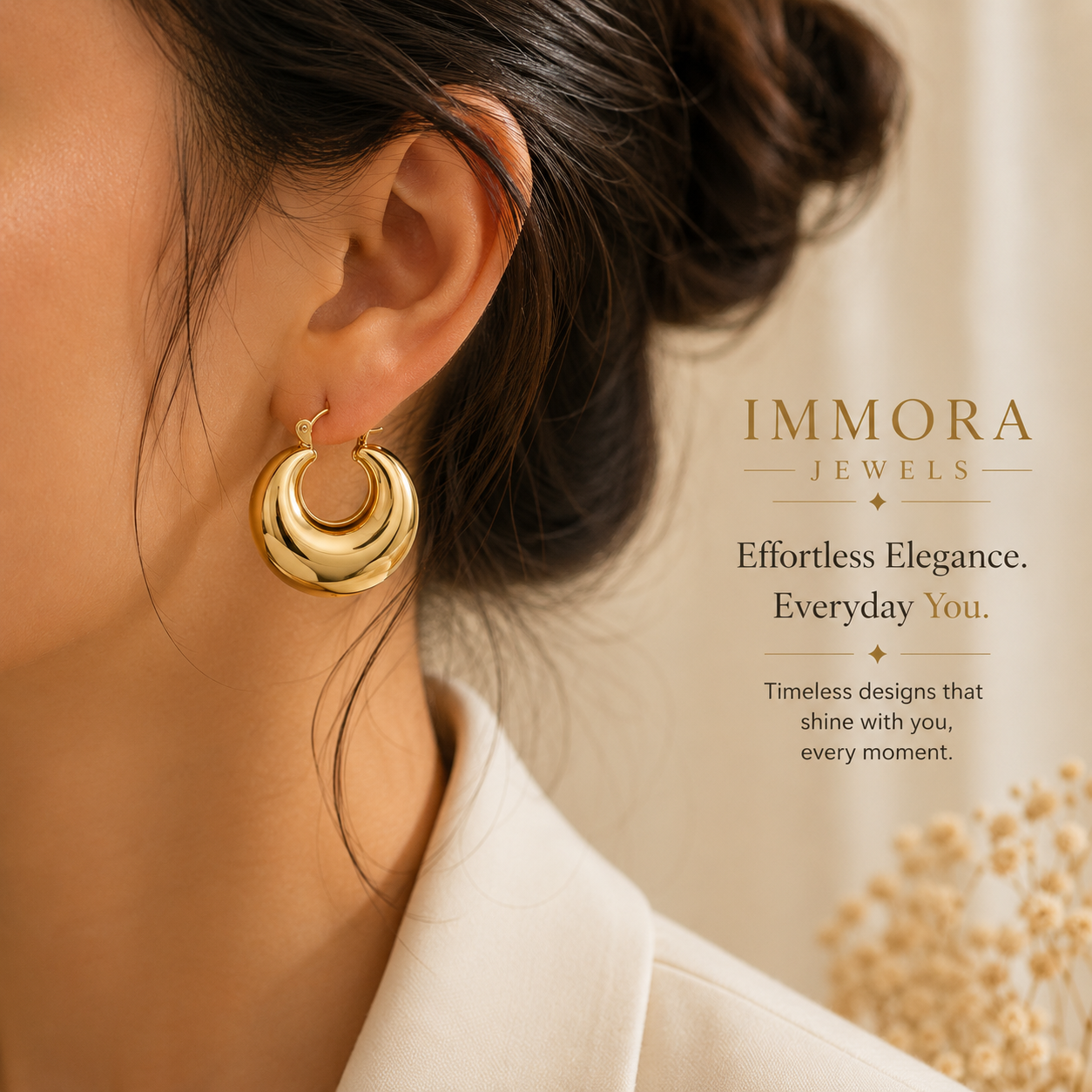 Gilded Aura Earrings