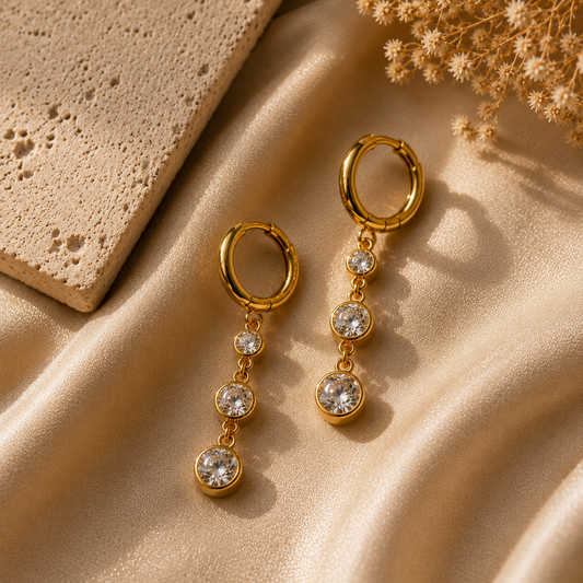 Eclipse Orbital Drop Earrings
