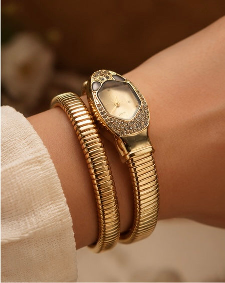 Single layer snake watch