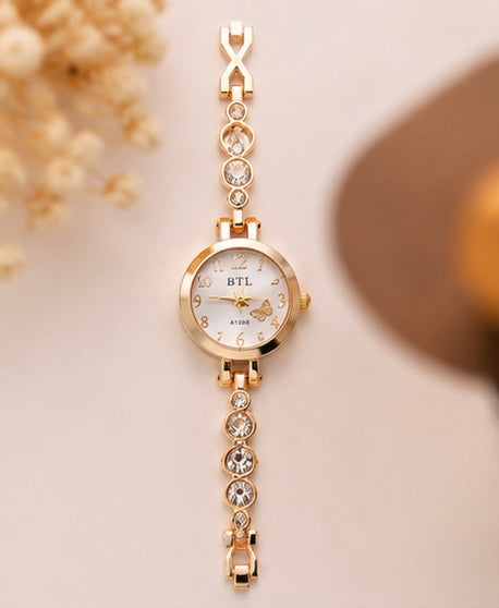 Crystal embellished watch