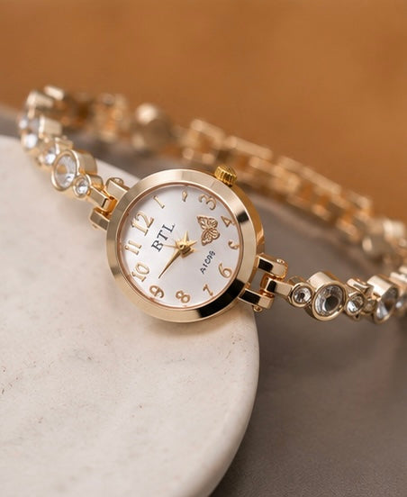 Crystal embellished watch