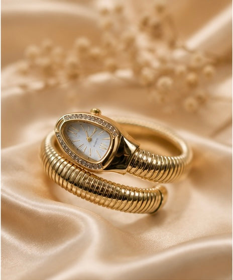 Double layer snake watch