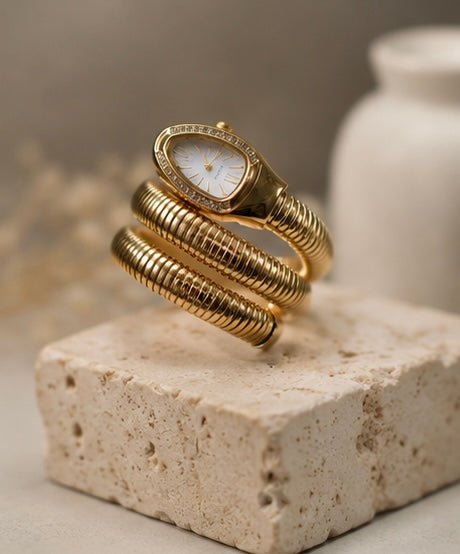 Double layer snake watch