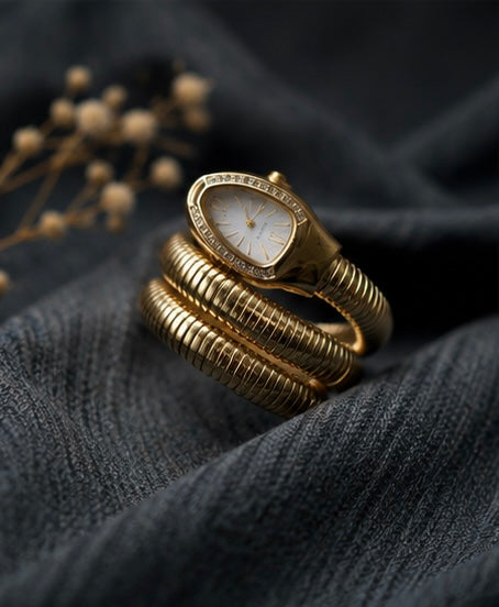 Double layer snake watch