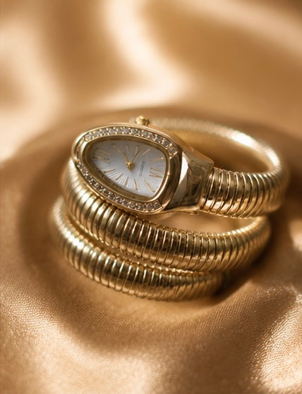 Double layer snake watch