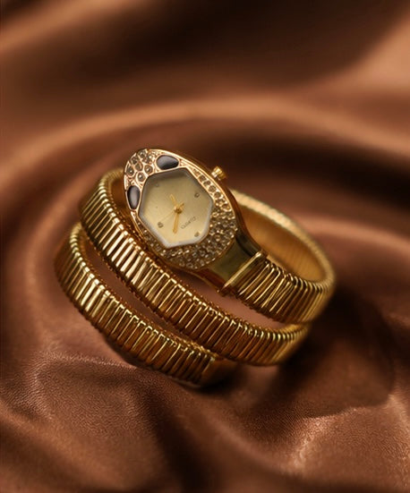 Embellished snake watch