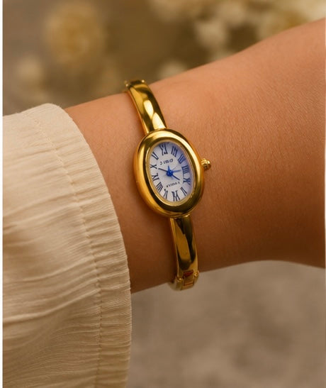 Oval classic watch