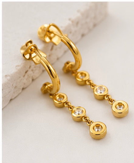Eclipse Orbital Drop Earrings